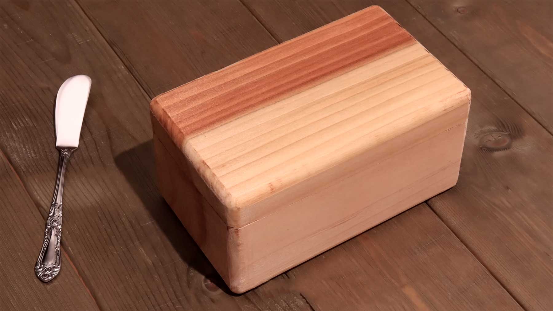Stopmotion-Bau einer Butterbox aus Holz