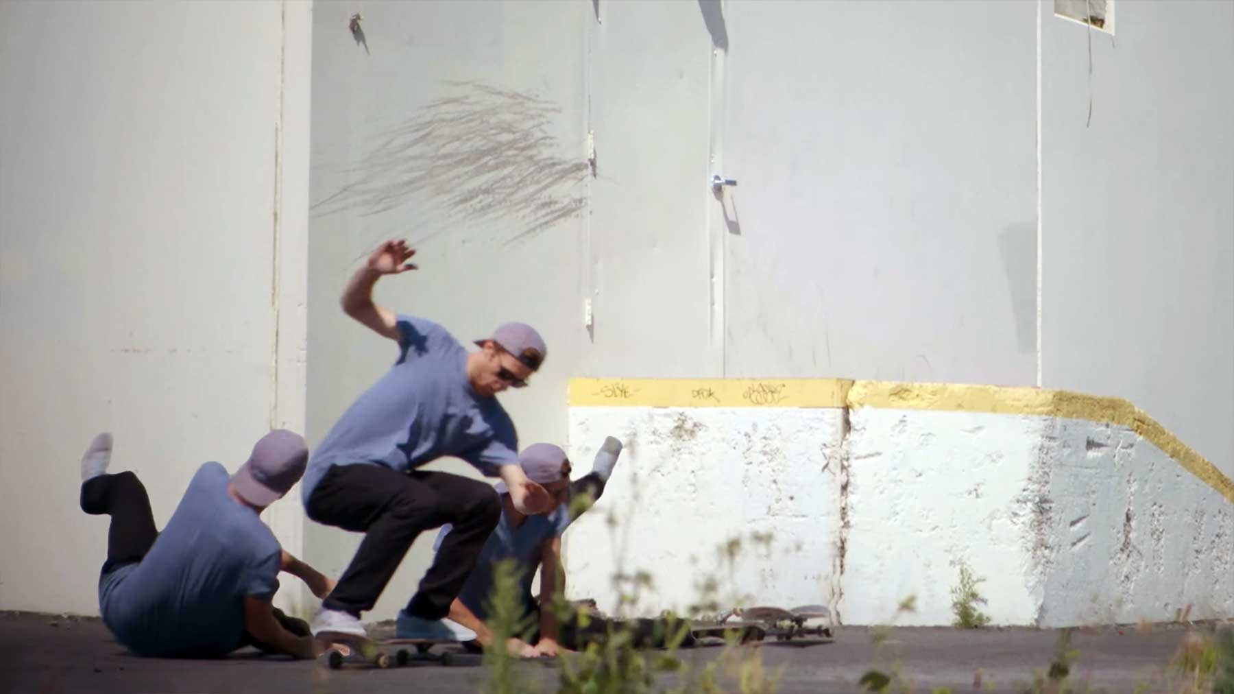 Mehrere Skateboard-Versuche in einer Aufnahme one-more-try-skateboard-film 