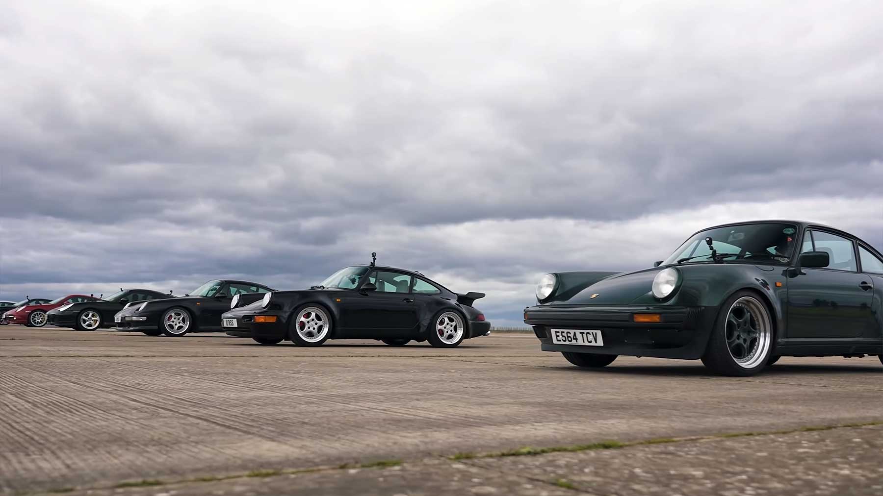 Porsche-Rennen: Alle 911er Turbos gegeneinander