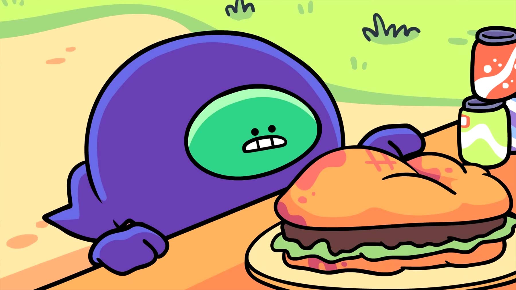 Animierter Kurzkurzfilm: "Handmade Hammies" handmade-hammies-burger-kurzfilm-animation 