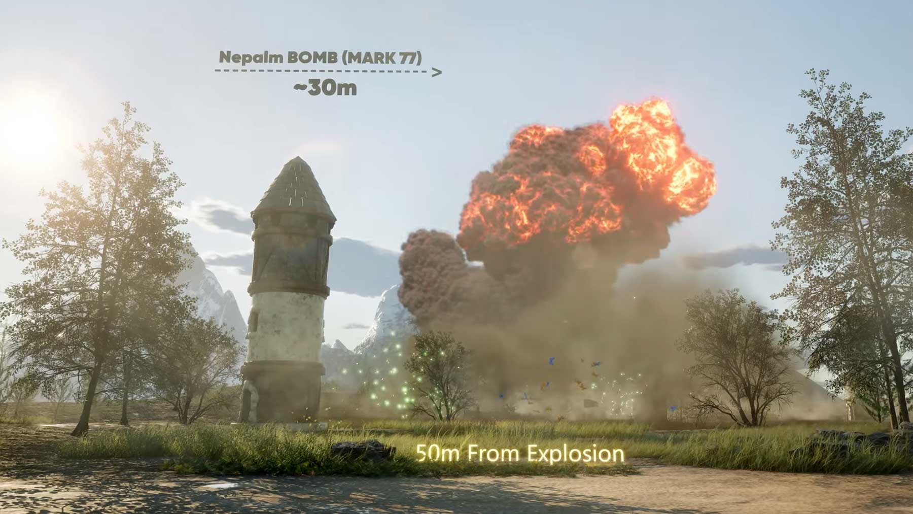 Die größten Explosionen im relativen Größenvergleich explosionen-in-groessenrelation-3D-CGI 