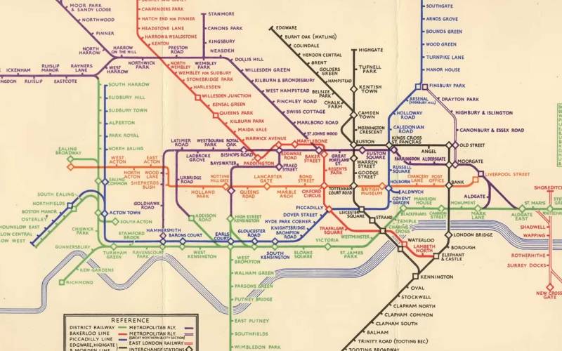 Wie die Karte des Londoner U-Bahn-Netzes entstanden ist