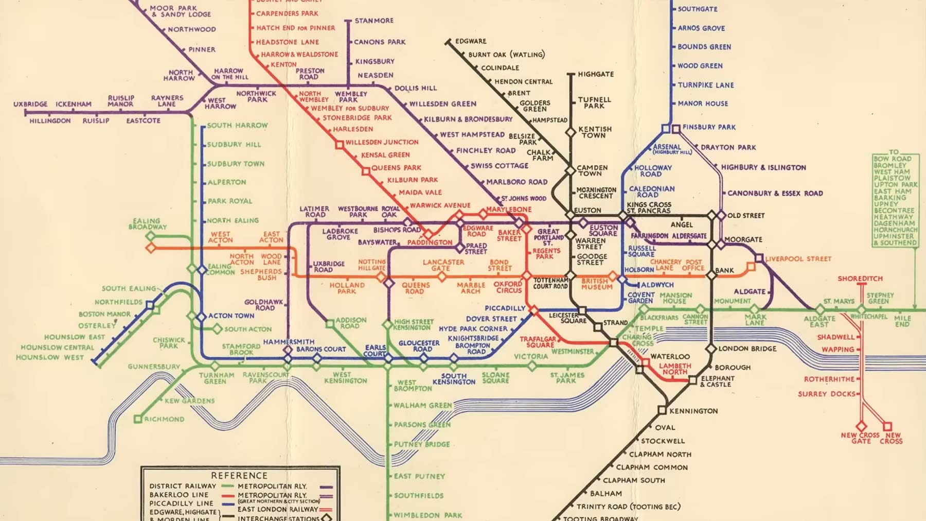 Wie die Karte des Londoner U-Bahn-Netzes entstanden ist