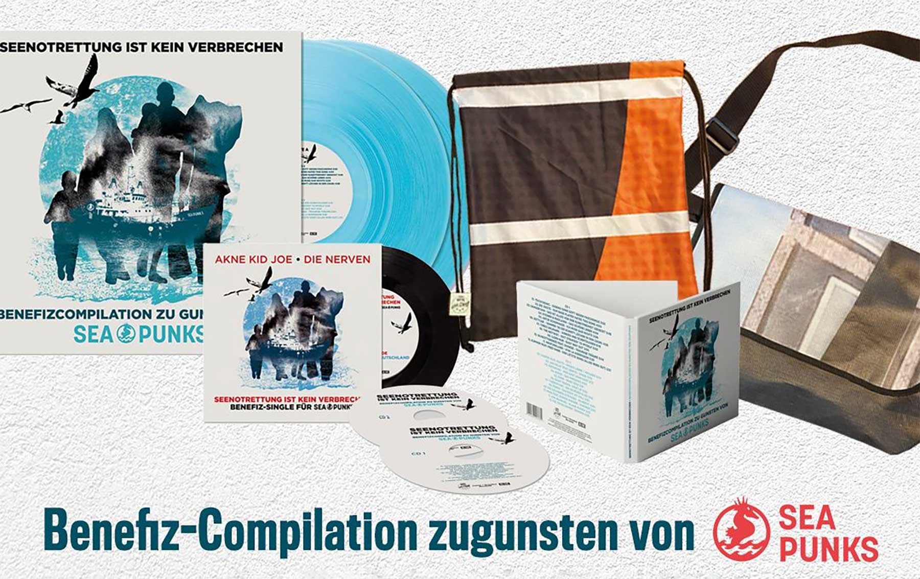 Musik-Compilation "Seenotrettung ist kein Verbrechen" für guten Zweck seenotrettung-ist-kein-verbrechen-benefiz-compilation-sea-punks 