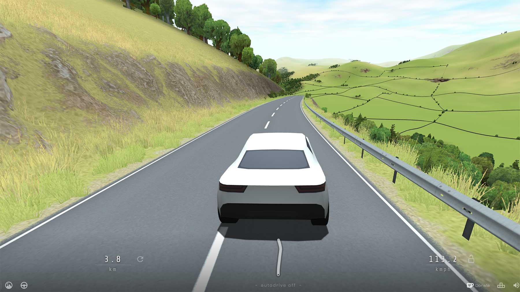 "slow roads" lässt euch im Browser Auto fahren slow-roads-browser-autofahren-2 