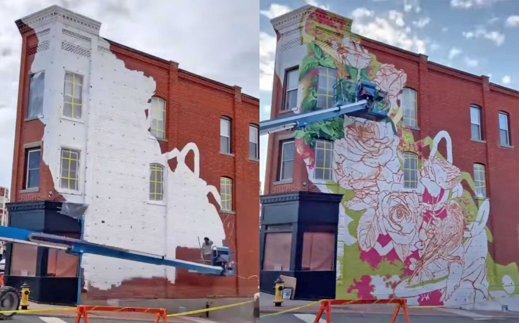 Steven Teller Mural Timelapse