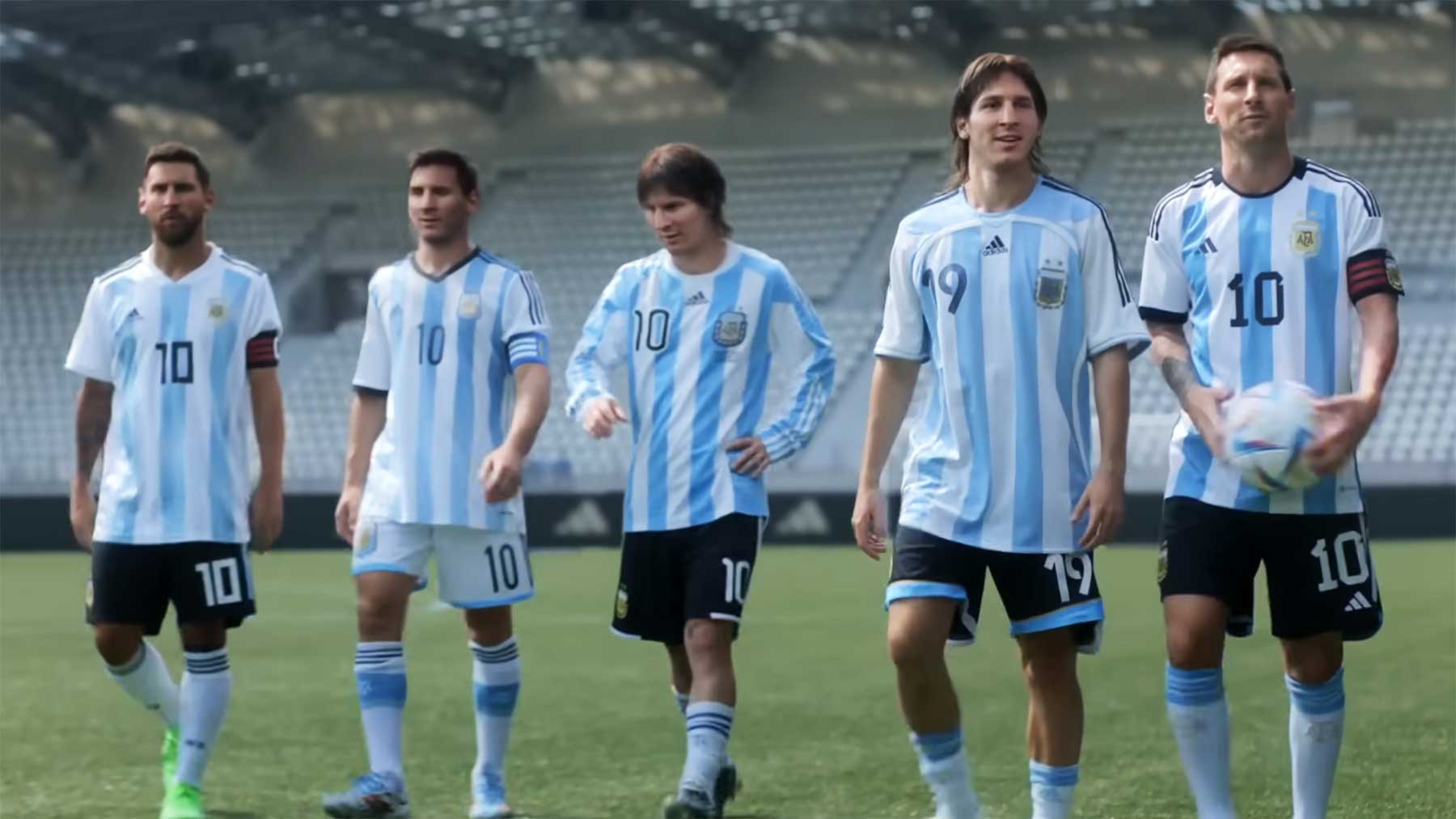 Wie adidas 5 WM-Messis hat miteinander spielen lassen