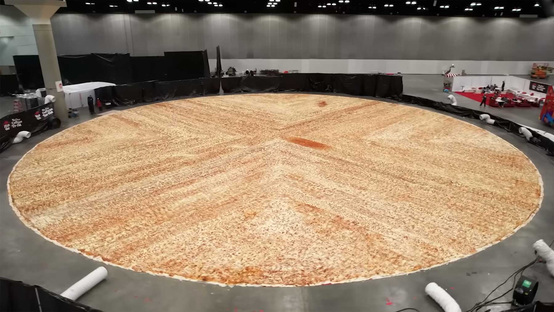 Die größte Pizza der Welt