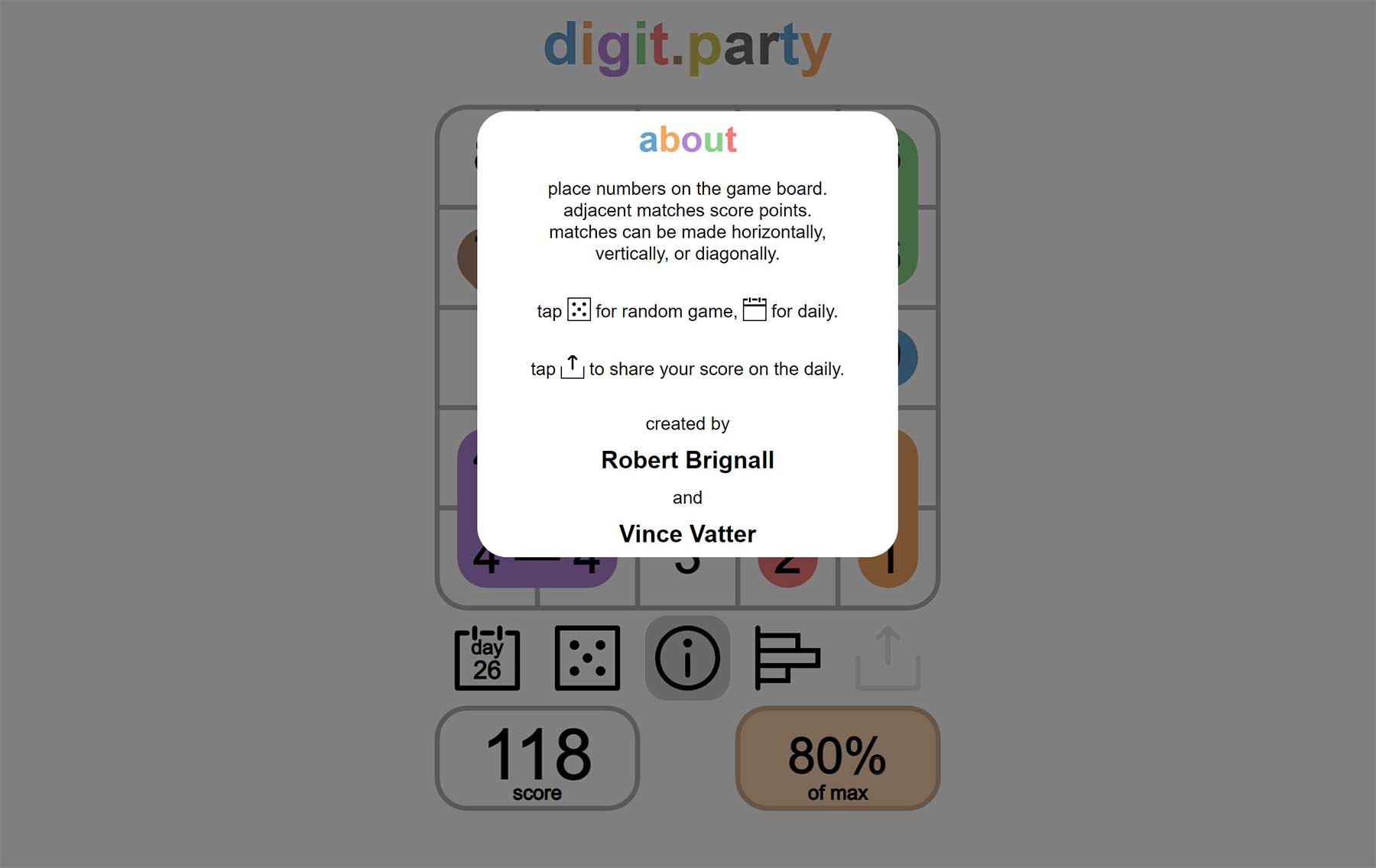 Tägliches Zahlen-Puzzle-Spiel im Browser: "digity.party" digit-party-daily-numbers-game-02 