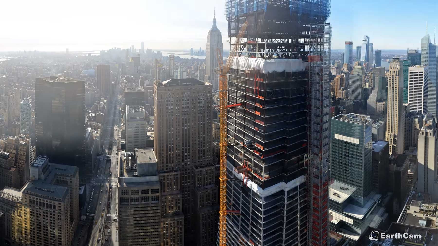 Timelapse: Bau des One Vanderbilt Wolkenkratzers in NYC