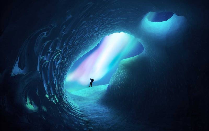 Eishöhlen-Fotografie von Ryan Newburn