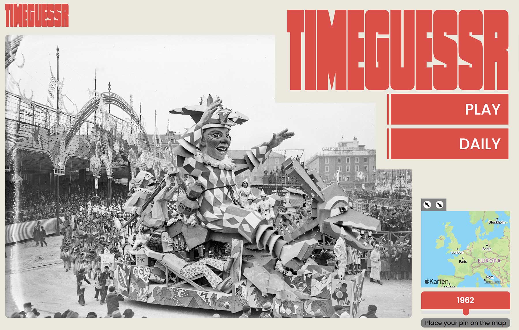 Browserspiel „TimeGuessr“: Wann & wo entstanden die Fotos?