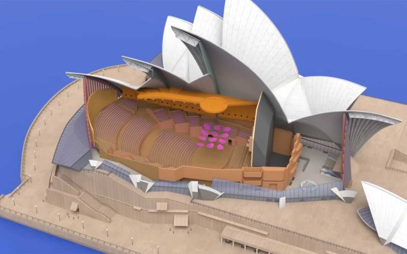 Opernhaus in Sydney: 3D-Animation zeigt, wie das Innere aussieht