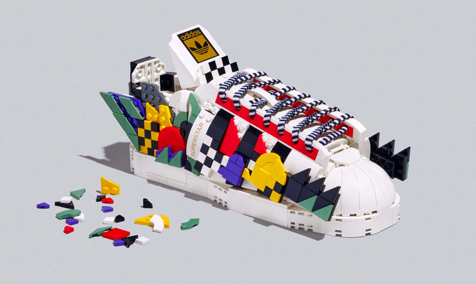 Adidas Superstar Sneaker aus LEGO
