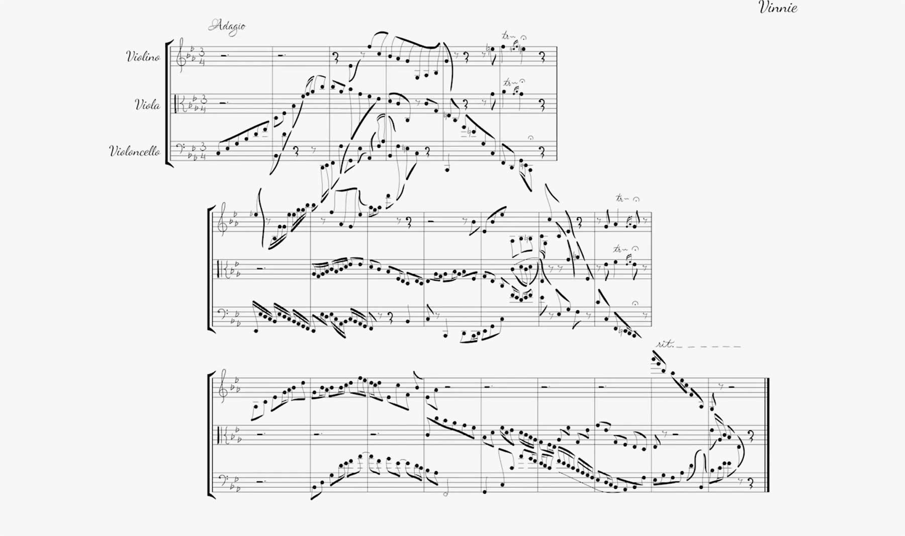 Tierkopf-Symphonien tierkoepfe-auf-notenblaetter-gemalt-gespielt 