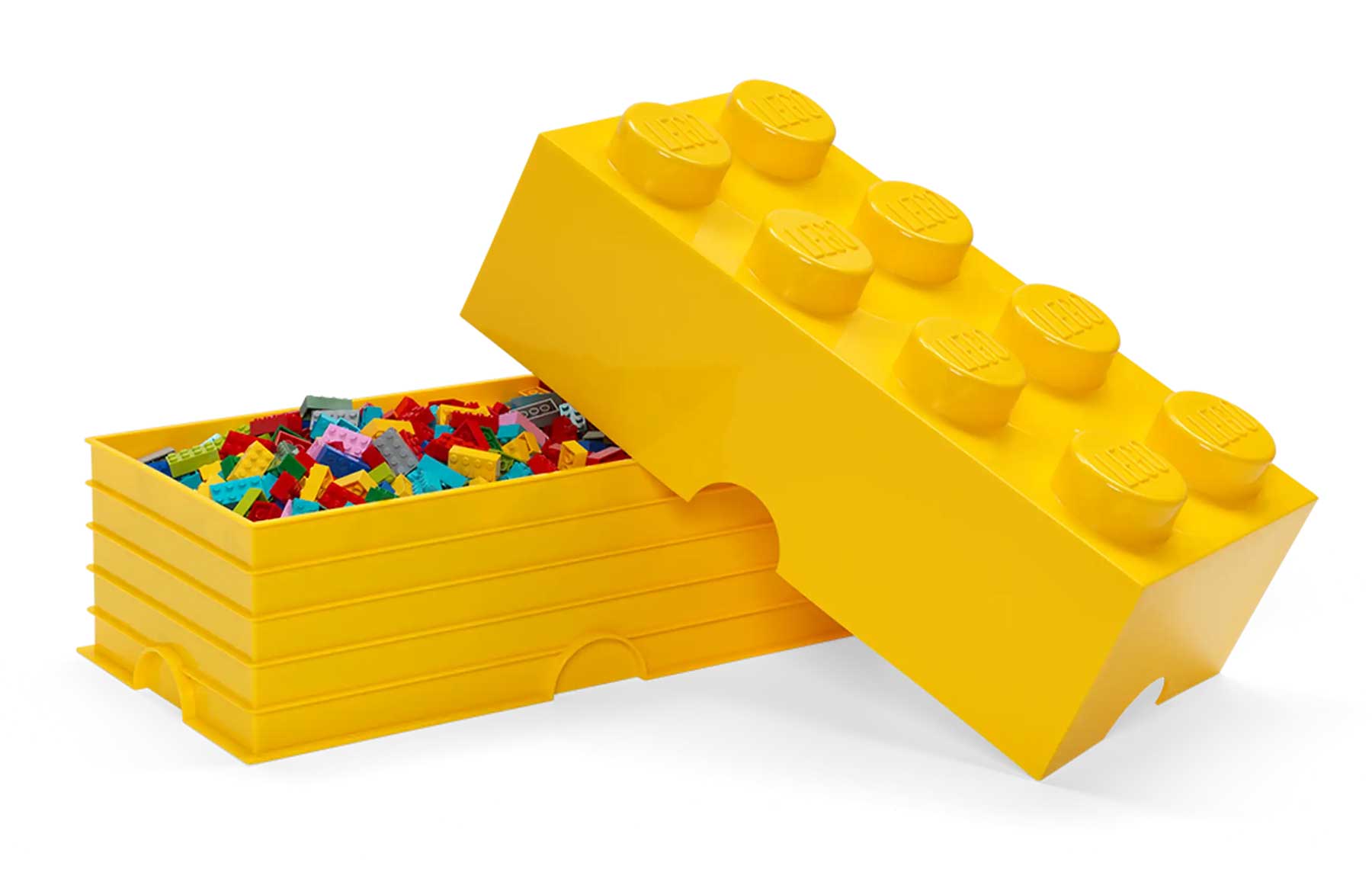 Stapelbare LEGO-Steine als Aufbewahrungsboxen mit Schubladen LEGO-Stein-aufbewahrungsbox-schublade-03 
