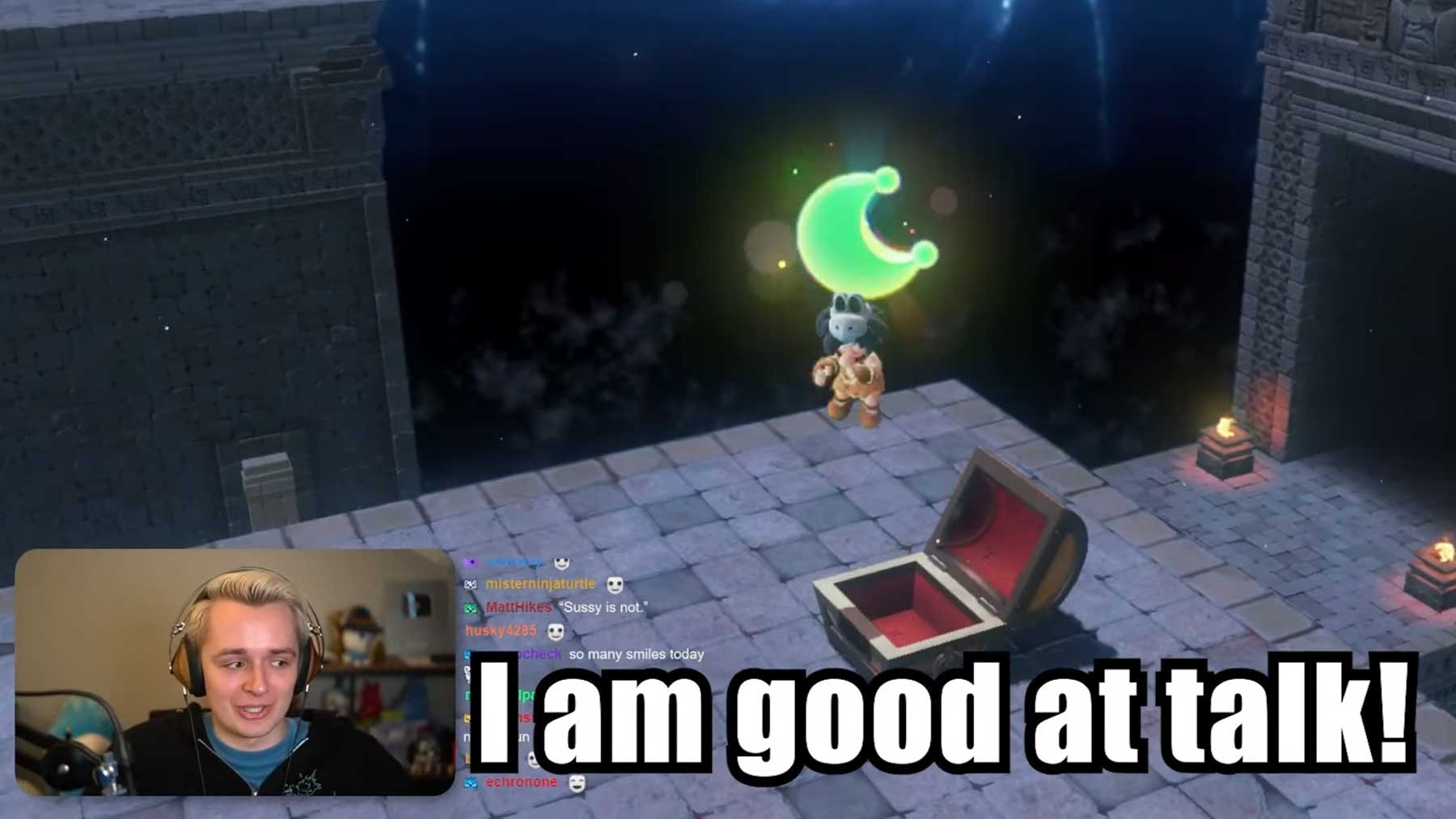 Mario explodiert, wenn Streamer Buchstaben „E“ benutzt