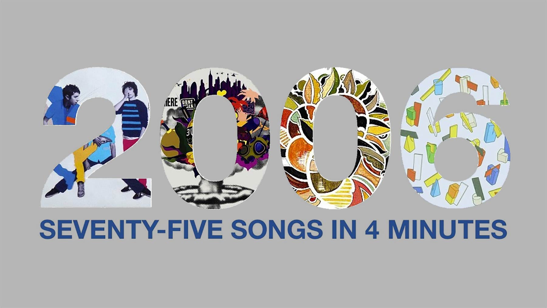 Die 75 besten Lieder des Jahres 2006 im 4-Minuten-Mashup
