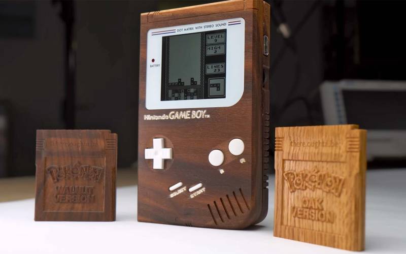 Game Boy aus Holz