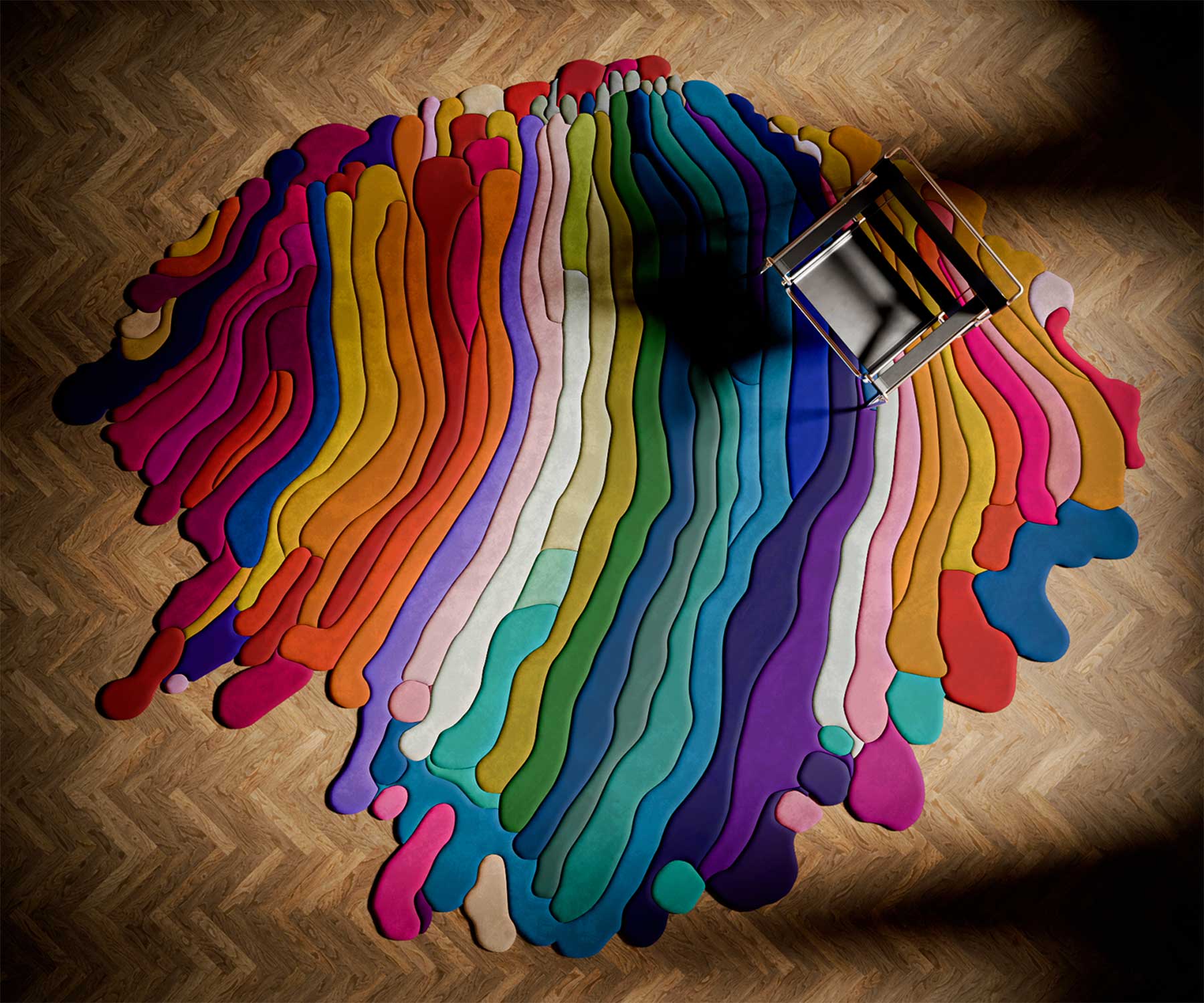 Bunte Farbklecks-Teppiche von Ken Kelleher Rainbow-teppiche_01 