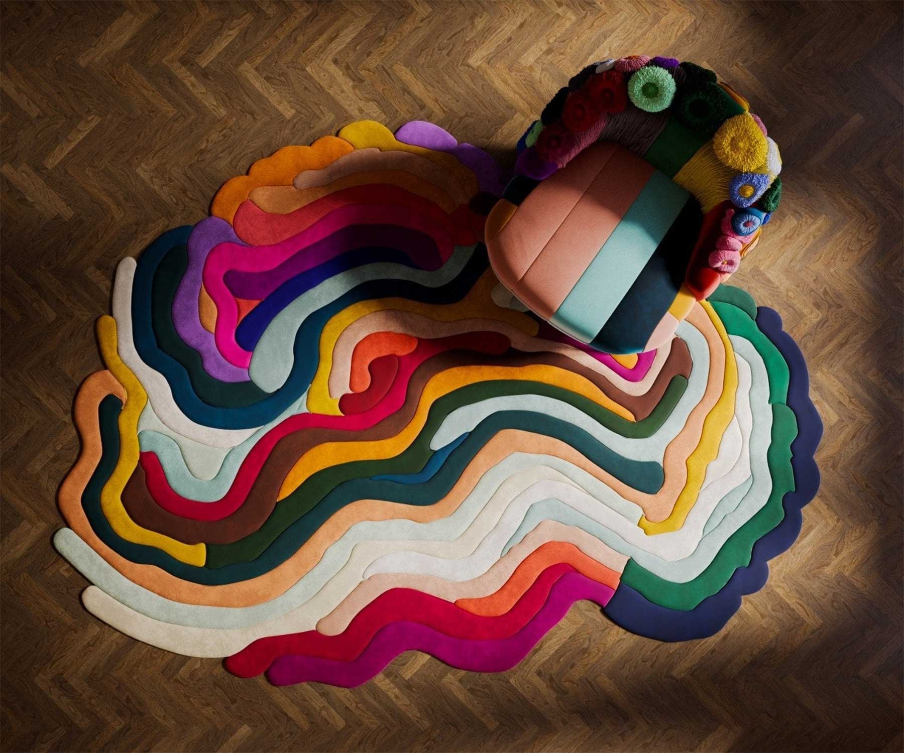 Bunte Farbklecks-Teppiche von Ken Kelleher Rainbow-teppiche_02 