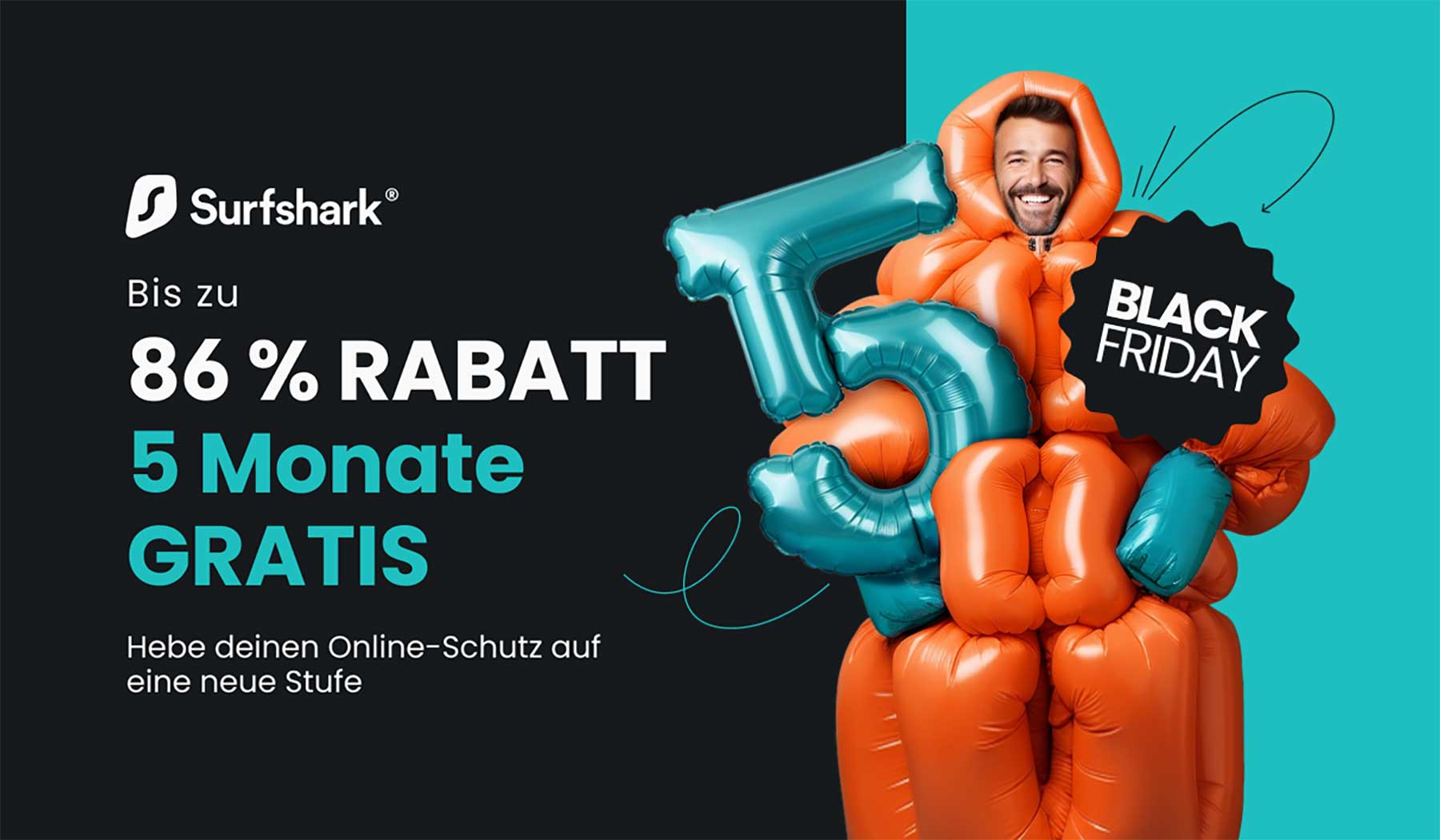 VPN: Black-Friday-Angebot 2023 mit Surfshark