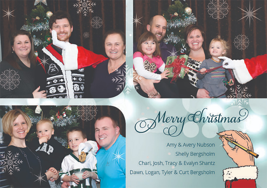 Familie macht jährlich eine lustige Weihnachtskarte Avery-Nubson-familien-weihnachtskarte_2016 