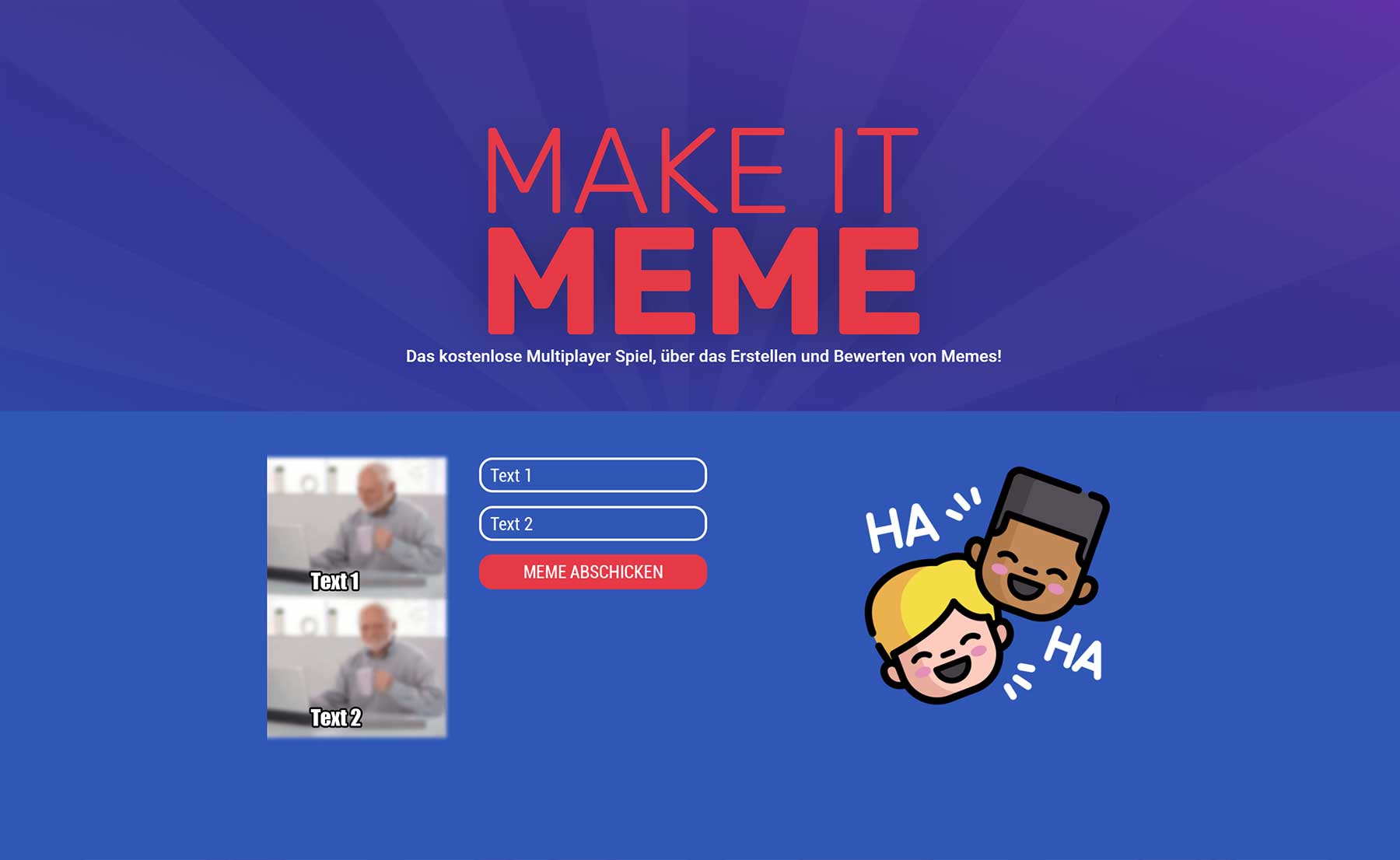 Lustiges Browser-Party-Game: „Make it Meme“