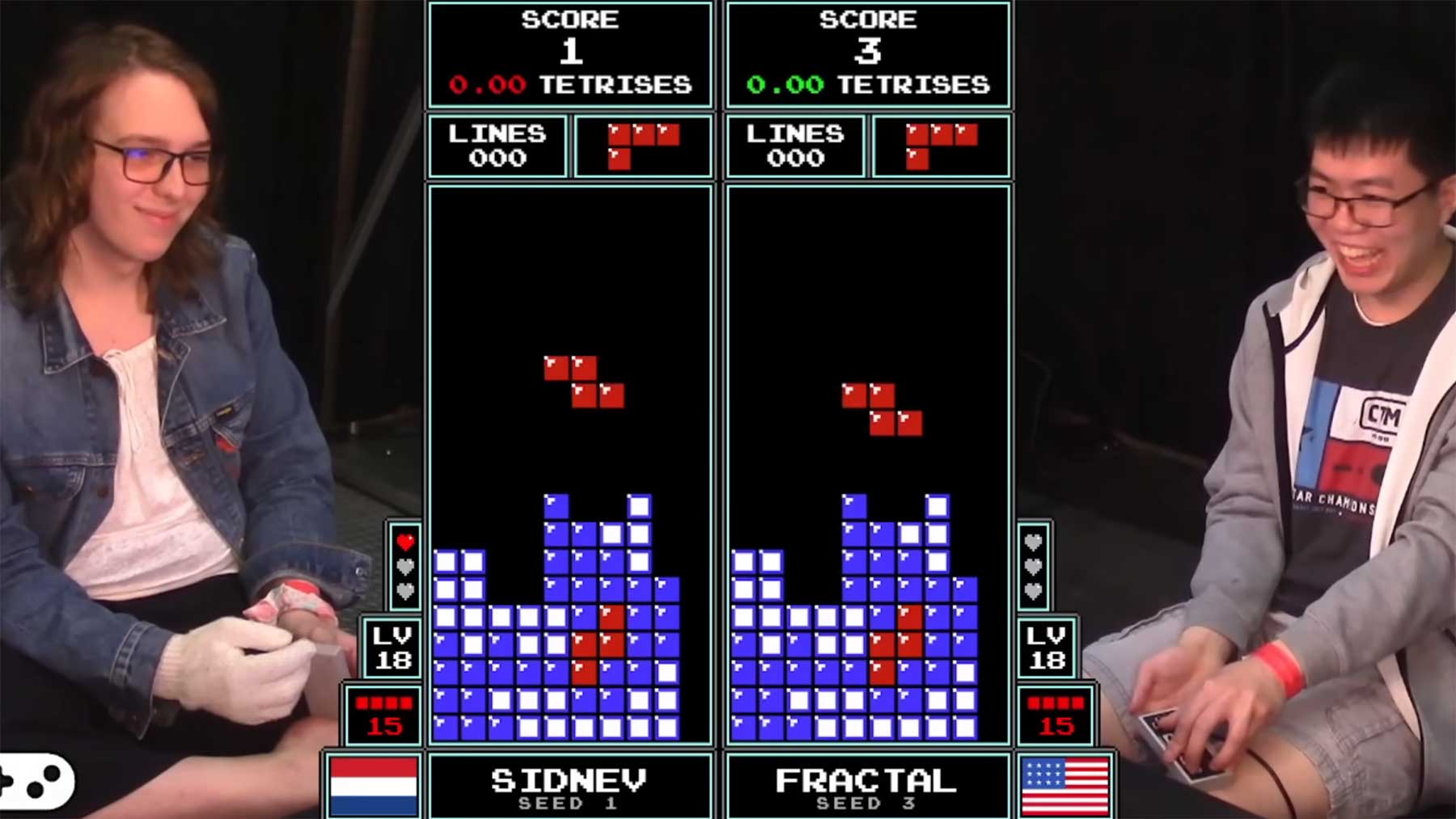 Finale der Tetris-Weltmeisterschaft 2023