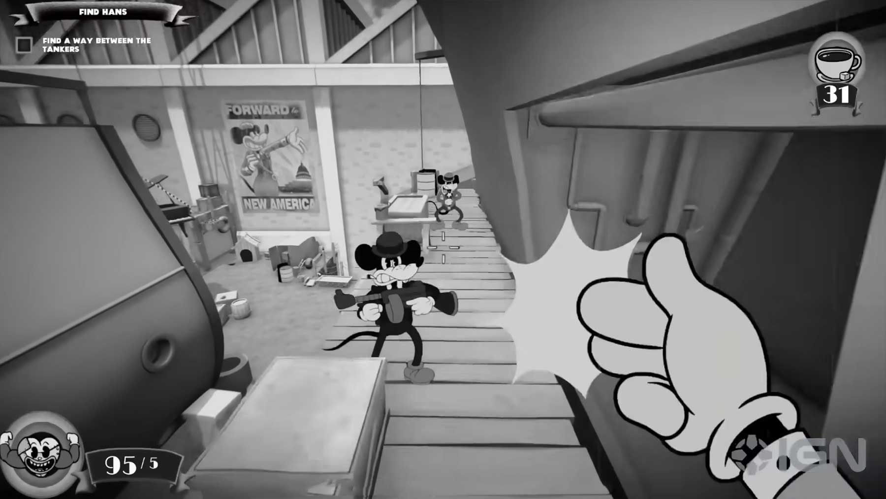 Shooter „Mouse“: Gameplay Trailer zum Spiel im Retro-Cartoon-Look