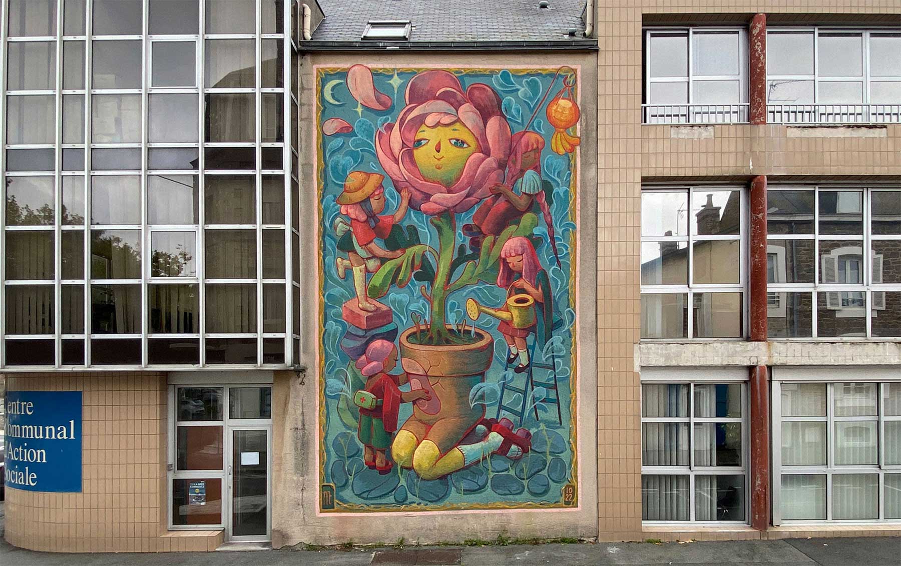 Farbenfrohe Murals von Marija Tiurina