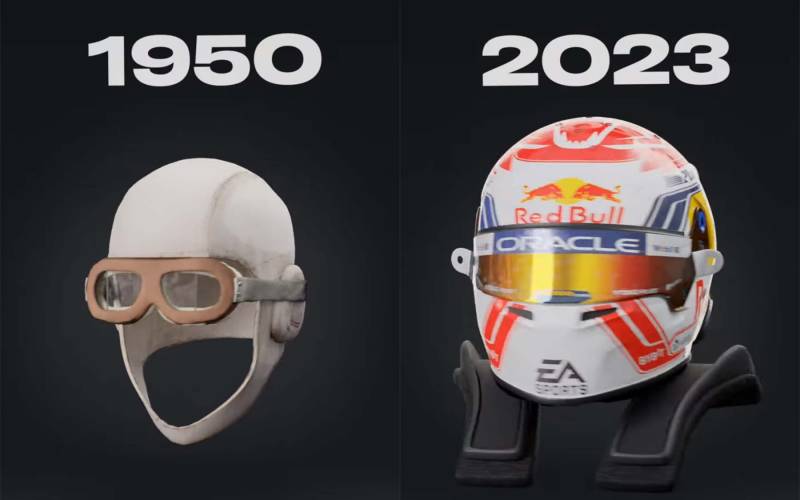 Wie sich Formel-1-Helme verändert haben