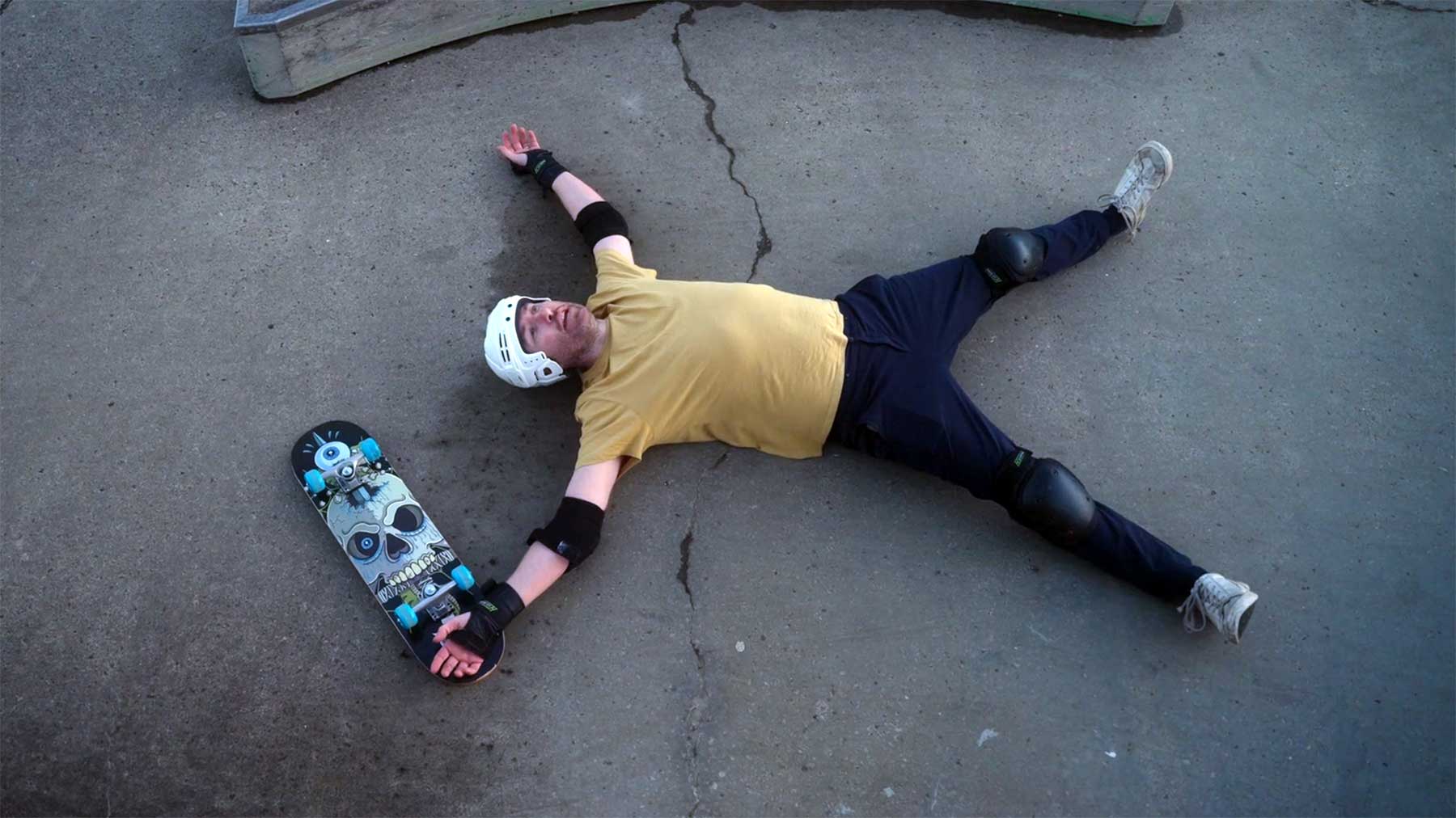 Mit 40 lernen, Skateboard zu fahren