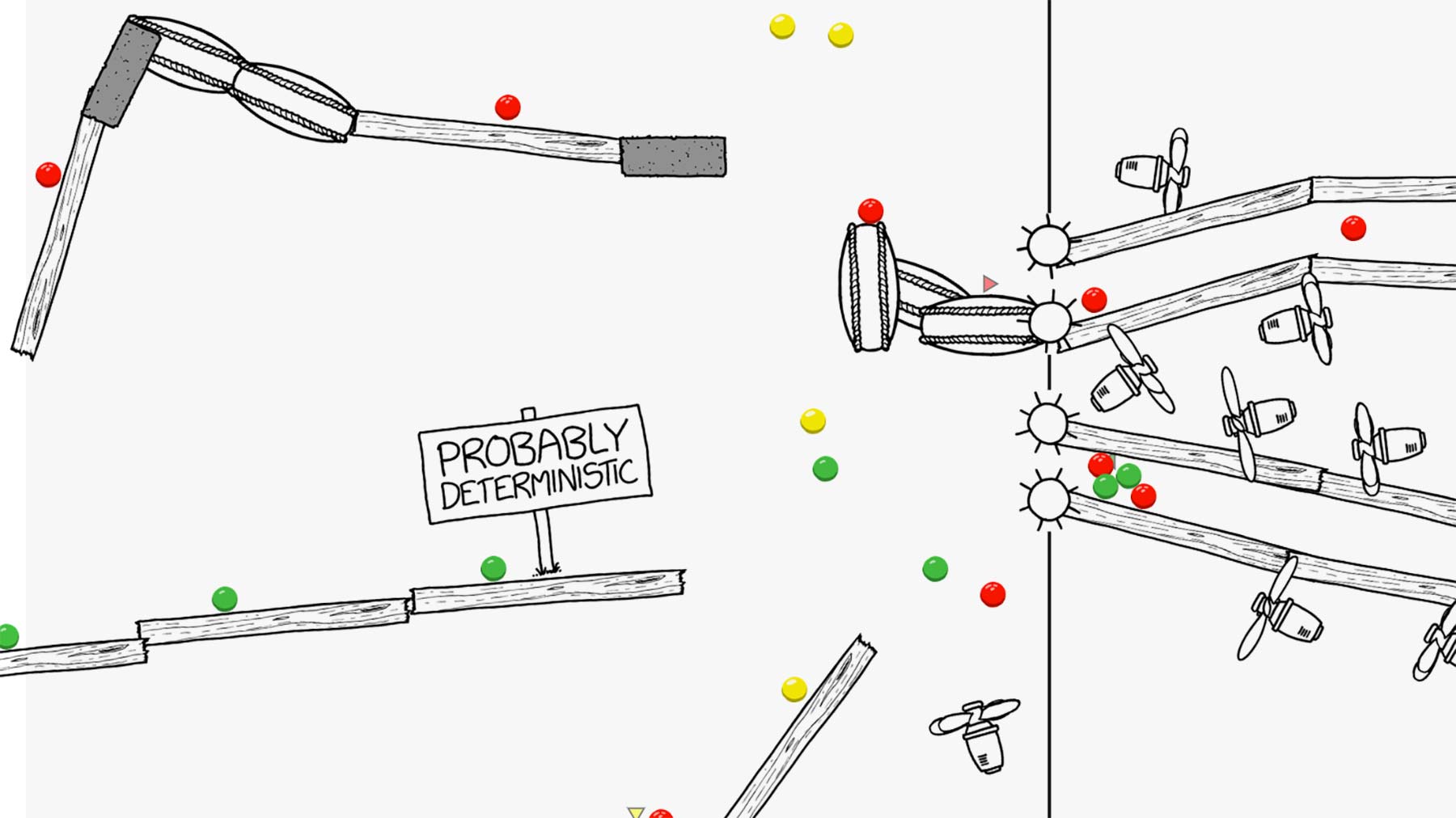 xkcd lässt uns eine unendliche Ballmaschine bauen