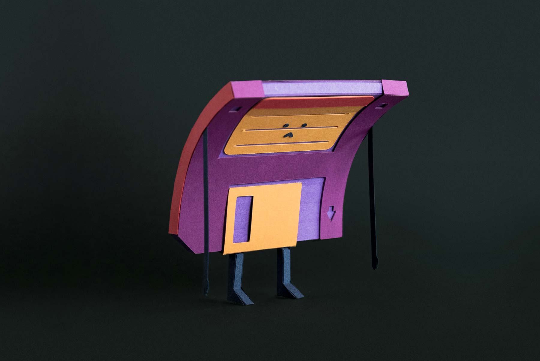 Papier-Skulpturen von Oupas! Design