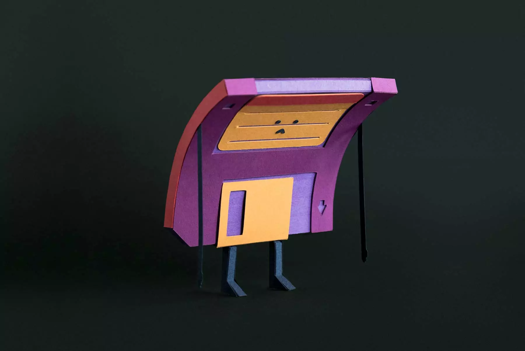 Papier-Skulpturen von Oupas! Design