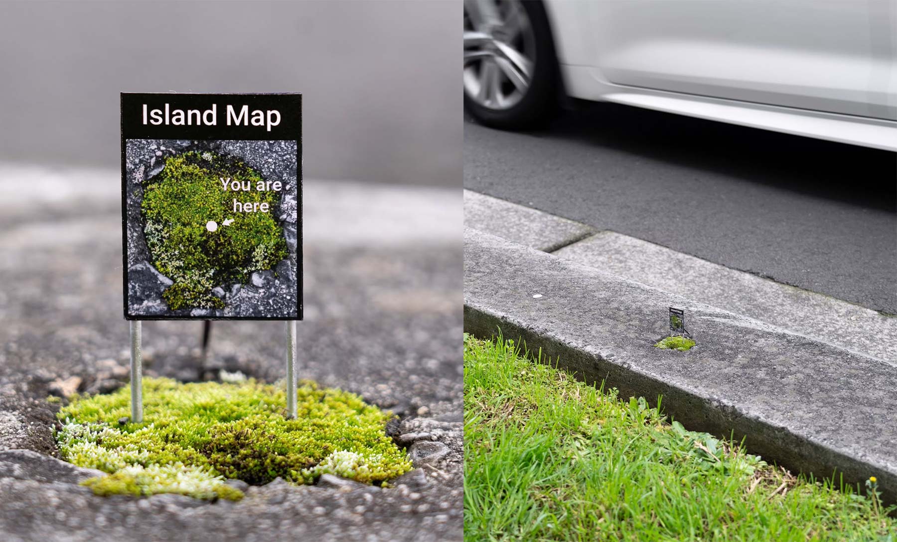 Miniatur-Street-Art von Michael Pederson