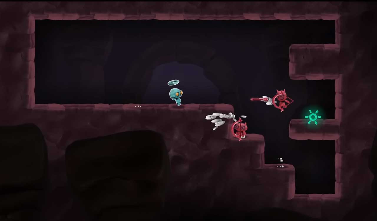 Im Spiel „UVSU“ muss man sein vergangenes Ich bekämpfen