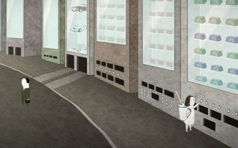 Eine Welt, in der man alles über Automaten mieten kann