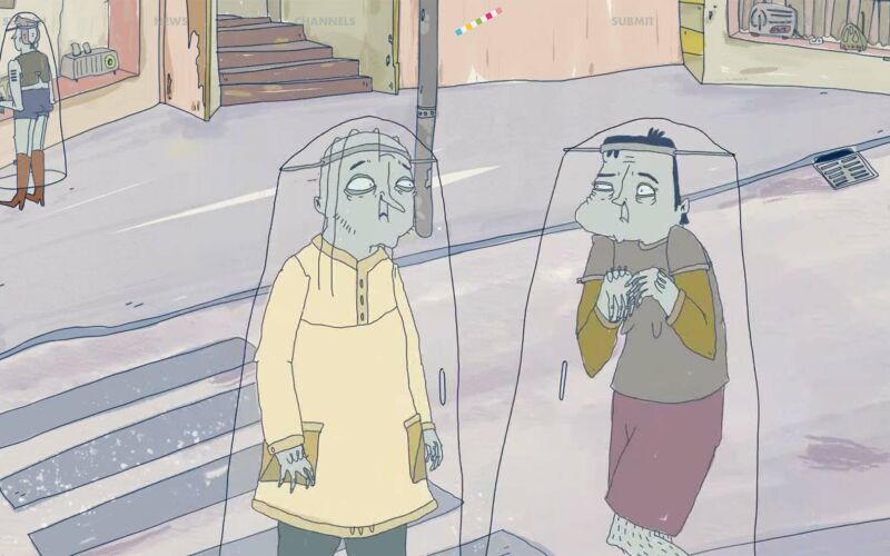 In dieser dystopischen Zukunft dürfen Menschen sich nicht berühren