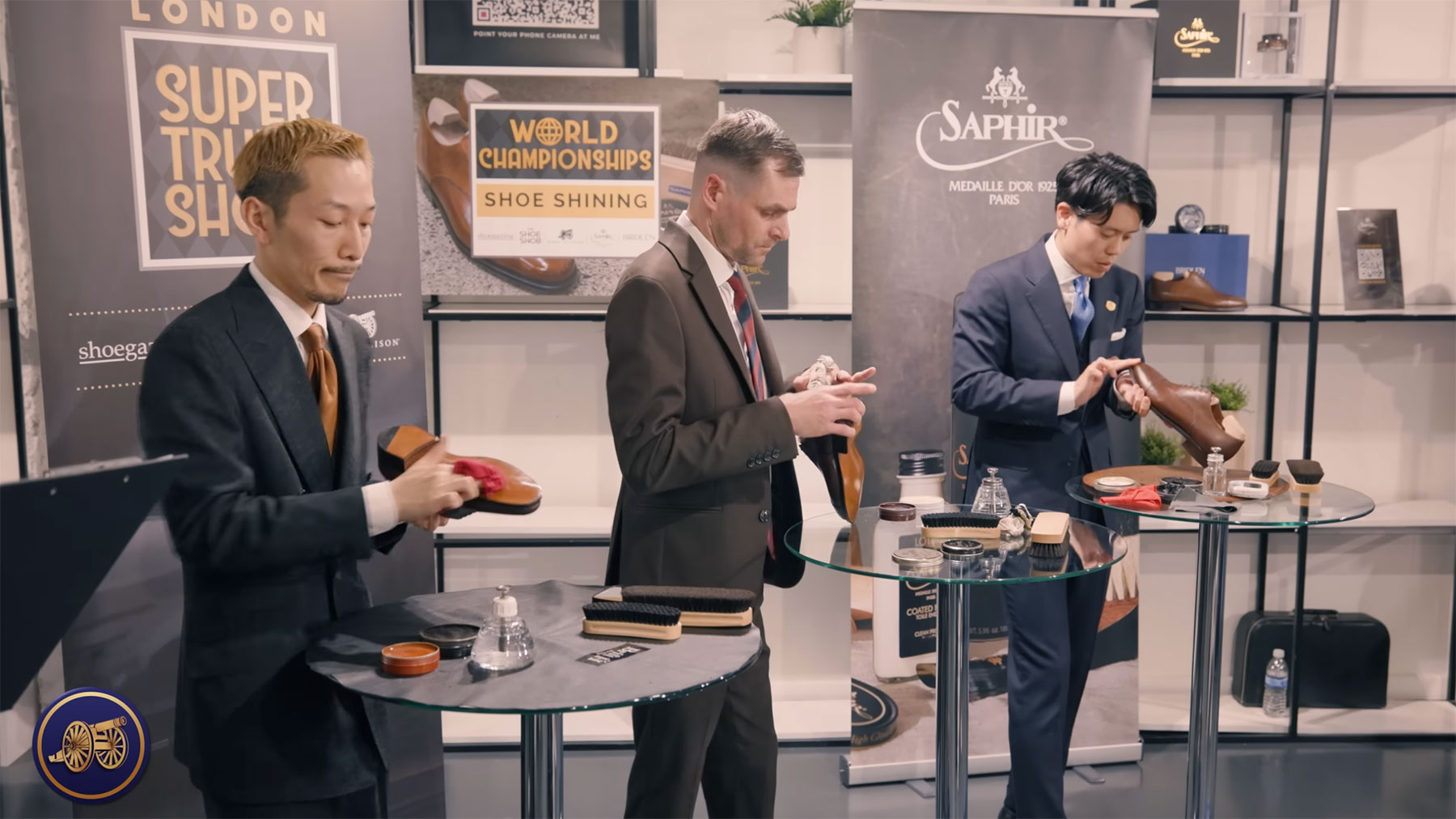 Weltmeisterschaft im Schuhpolieren