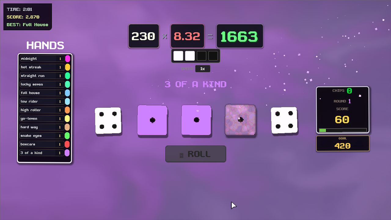 "Hot Streak" ist "Balatro", aber als Kniffelspiel Hot-Streak-Kniffel-Balatro