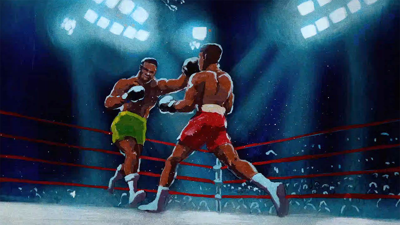 "The Ring" ist ein kreativ animiertes Boxen-Tribute Boxen-Tribute-Kurzfilm-The-Ring 