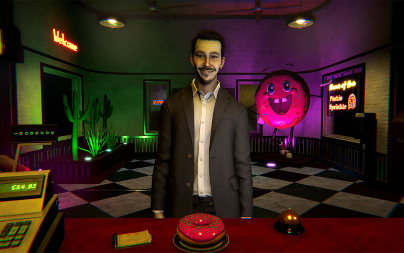 Horror-Gebäckverkauf-Spiel: „DONUT PANIC“