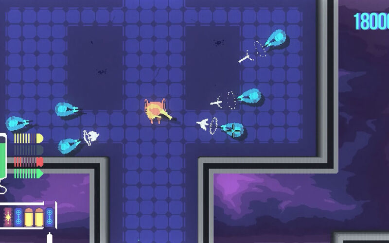 „Gun Solver“ ist ein Puzzle-Spiel, in dem man sich mit Schüssen bewegt