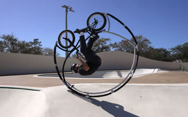 Matty Cranmer und das Roller Bike