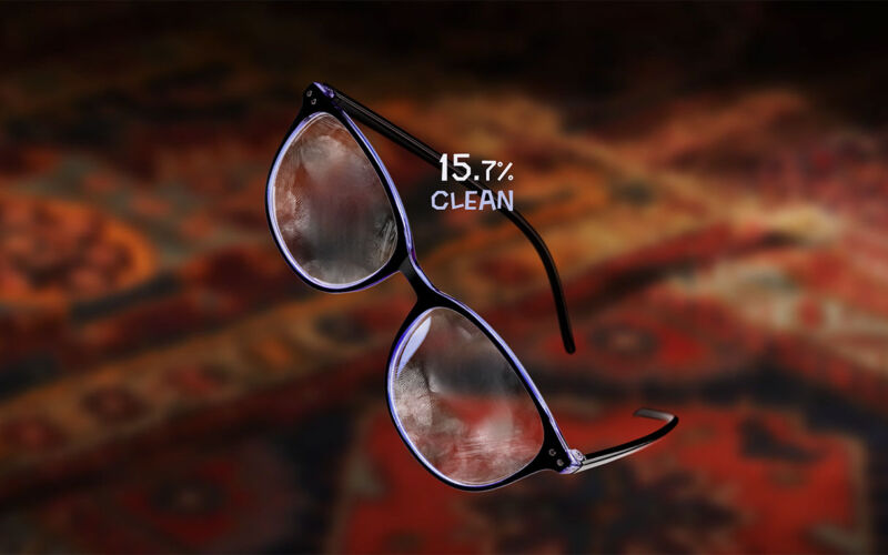 Brillenputz-Simulation als Browserspiel