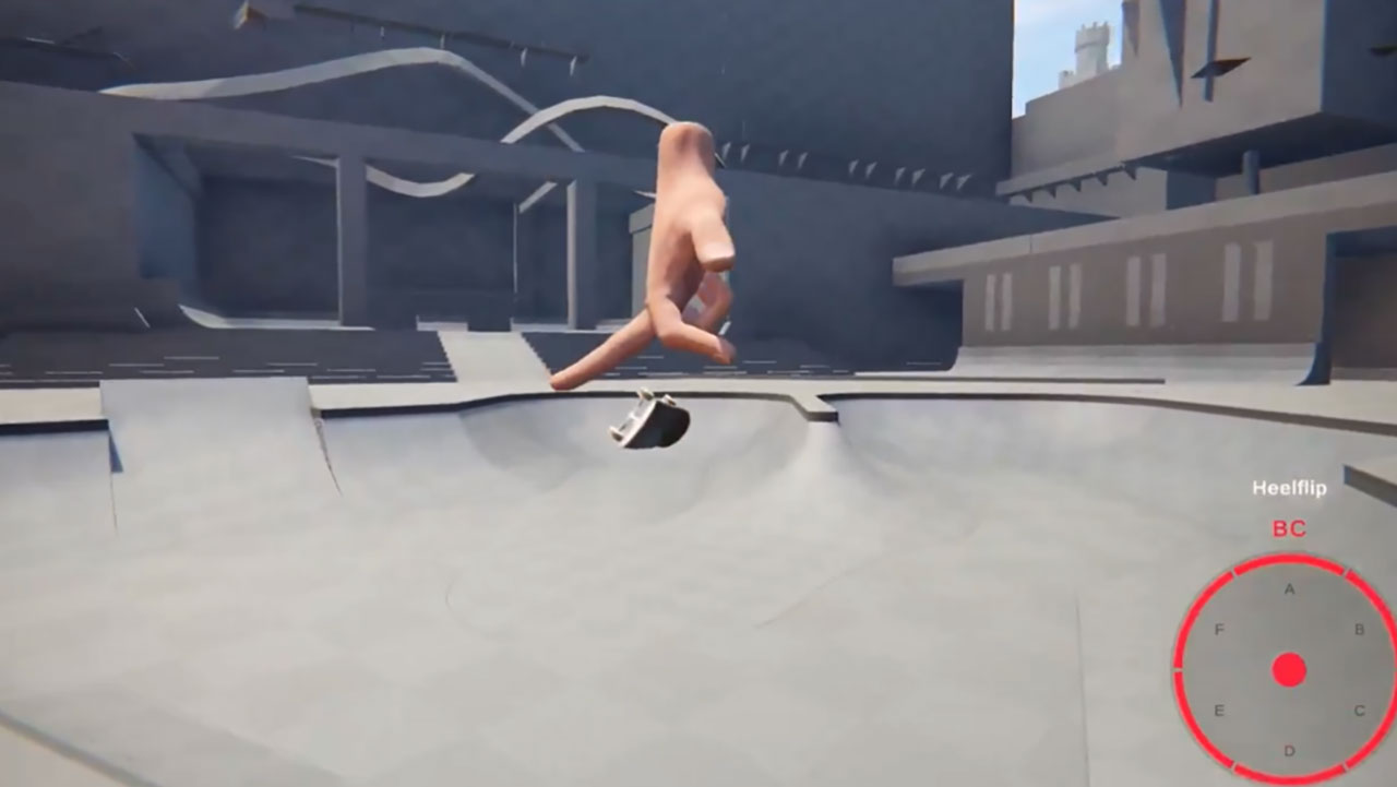 Fingerboarding-Spiel: "Handplant" Handplant-Fingerboarding-Game 