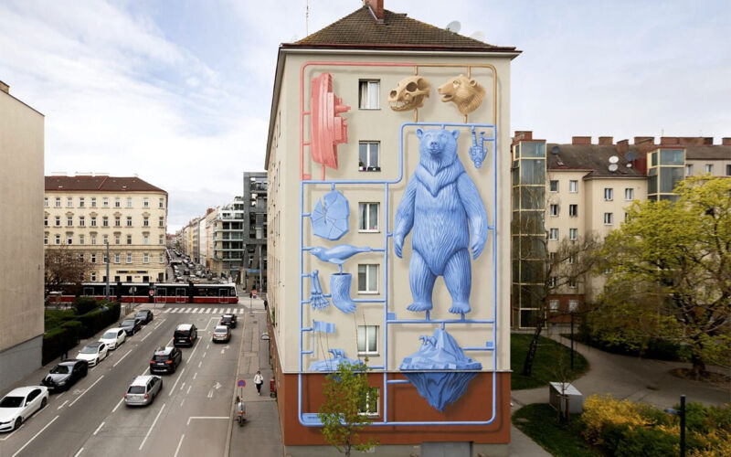 Neue Natur-Murals von NEVERCREW