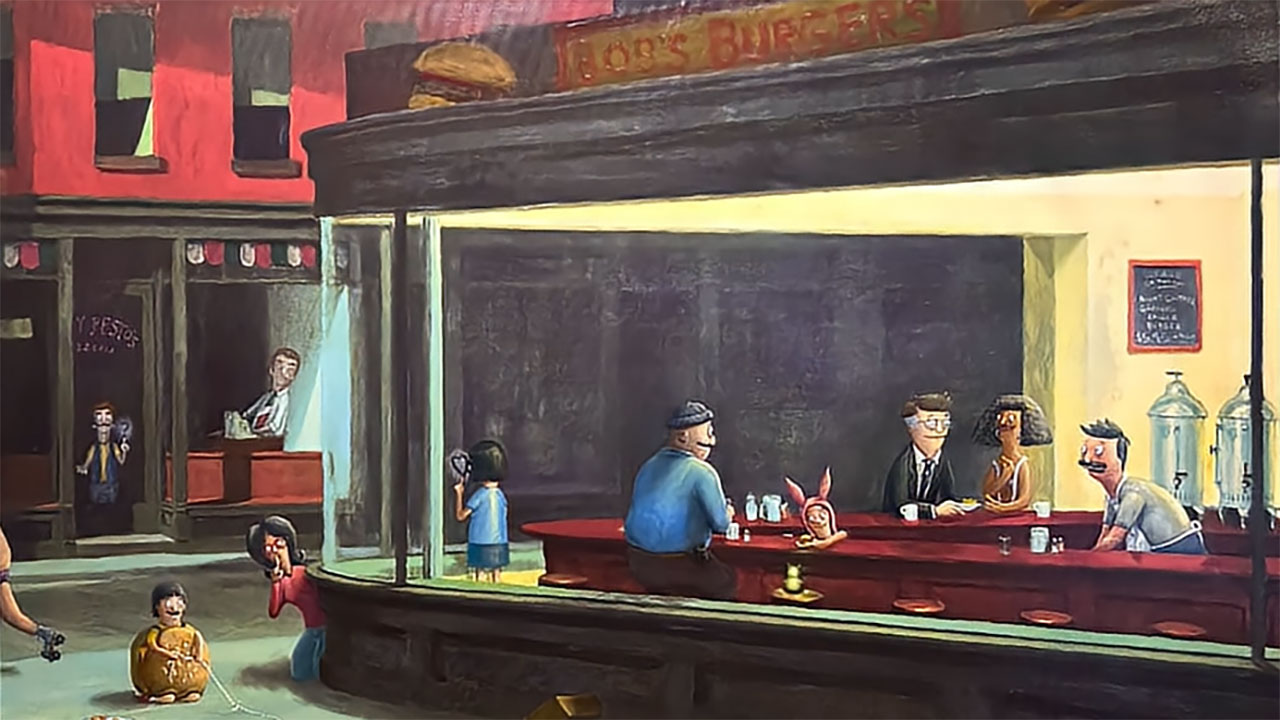 Popkultur auf alte Flohmarkt-Gemälde gemalt popkultur-auf-alte-flohmarkt-gemaelde-malen 